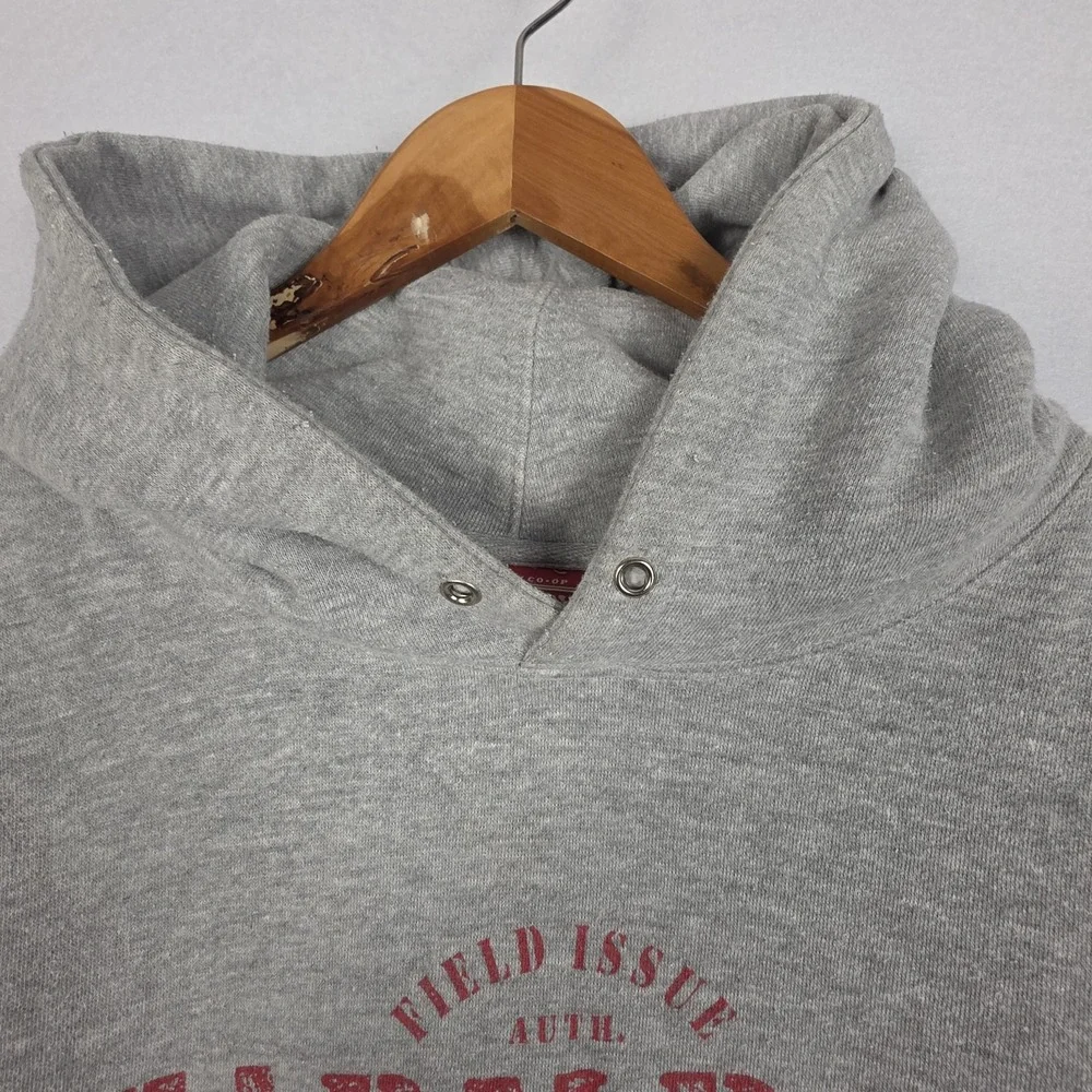 Farm Boy Brand Mens Hoodie Large Gray 